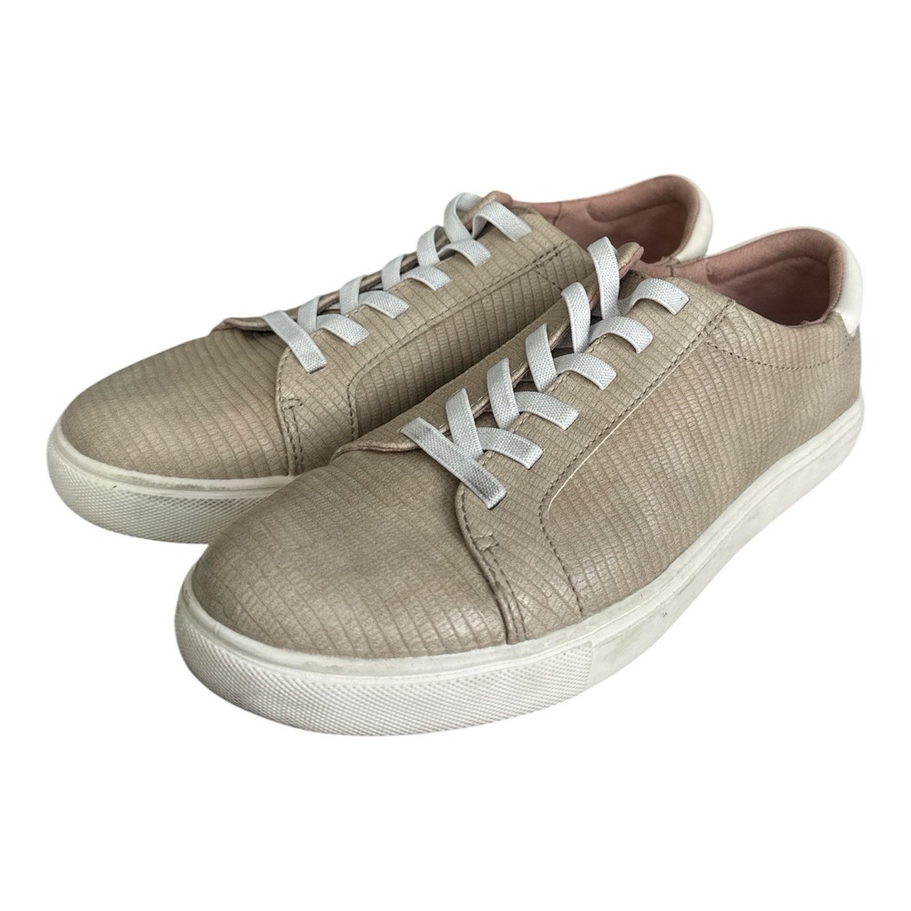 Cushionaire Regal Women's Slip On Sneakers Shoes Size 7.5 M Pink Beige